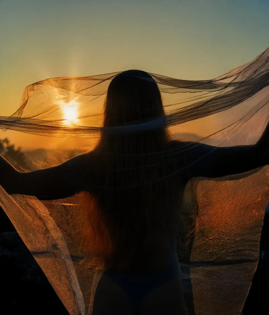 Goldene Stunde Silhouette